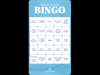 Bingo, family game night, kids activities